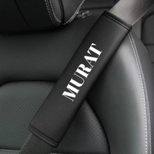 Kişiye Özel Isimli Deri Emniyet Kemeri Kılıfı