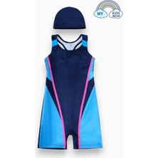 My Kids Wear Kız Çocuk Deniz Yüzücü Mayoları 5-16 Yaş 12603