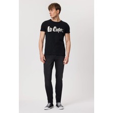 Lee Cooper Jeff Erkek Skınny Süper Dar Kesim Normal Bel Dar Paça Jean Pantolon Gri
