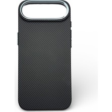 Brabus iPhone 17 Air Uyumlu Magsafe Destekli Ultra Slim Kevlar Desenli Sert Kılıf