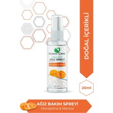 Human Care Ağız Spreyi - Mandalina & Mentol - Alkolsüz Ağız Spreyi Ağız Kokusu Önleyici