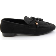 Bambi Siyah  Kadın Loafer Ayakkabı K01688012672