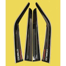 Fiat Doblo 2010-2023 Kromlu Yazılı Cam Rüzgarlığı