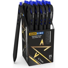 Silka Lınc Tükenmez Kalem Starone 0,7 mm Mavi 25 Li
