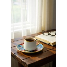 Glazze Safari Kobalt Kahve Takımı 12 Parça