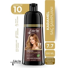 Color One Karamel (Caramel) Saç Pigment Şampuanı 7.7 | 300 ml & Ton Etkisi