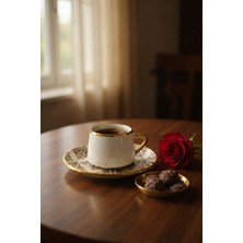 Glazze Mirage Kırmızı Kahve Takımı 12 Parça