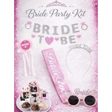 Parti Adresi Bride To Be Parti Seti Bekarlığa Veda Partisi Set Pembe Gümüş