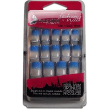 Nascita 24'lü Gece Mavisi Ombre Takma Tırnak -  111