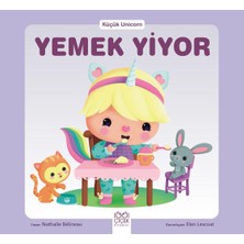 1001 Çiçek Kitaplar Küçük Unicorn Yemek Yiyor