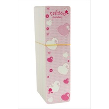 Zero Land Xmpdby Kalp Dik Set Kolye Kartı - Pembe