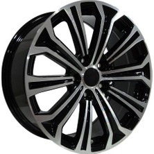 LJA-ADY606-01 7.0X16" 5X114.3 ET40 60.1 Black Machined 16 Inç Jant Takımı (4 Adet)