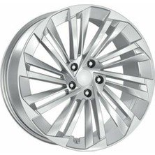 LJA-GDY1628-02 8.0X18" 5X112 ET40 57.1 Silver Diamond 18 Inç Jant Takımı (4 Adet)