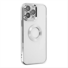 Renklime iPhone 12 Pro Lüx Lensli Lazer Silikon Kılıf (Kamera Korumalı)