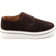 Bambi Kahve Hakiki Deri Erkek Casual Ayakkabı E01595142602