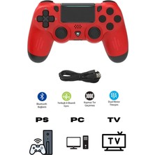 Miaxtreme Kablosuz Titreşimli Oyun Kolu Joystick Ps4 Kolu Ps Pc Tv Uyumlu