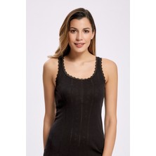 İlke Ilke 6'lı TRANSFERLI,JAKARLI,%100 Pamuk,esnek ve Rahat,geniş Askılı Kadın Atlet