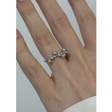 KİLİGİSTANBUL Taşlı Toplu Yüzük (Bedeni Ayarlanabilir)