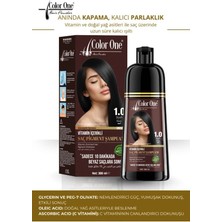 Color One Siyah (Black) Saç Pigment Şampuanı 1.0 | 300 ml & Ton Etkisi
