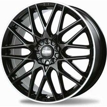 LJA-A1062-18 7.0X17" 4X108 ET32 67.1 Diamond Rim Black 17 Inç Jant Takımı (4 Adet)