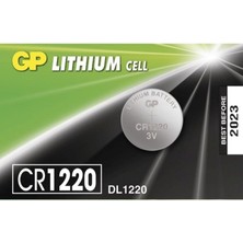 Cekar Store Gp Lıthıum Cell CR-1220 DL-1220 Para Pili 3V 5li Kart (5324)