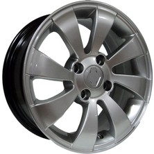 LJA-A648-01 6.0X14" 4X100 ET35 60.1 Silver 14 Inç Jant Takımı (4 Adet)