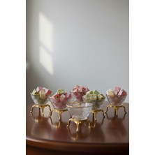 Elista Ring Metal 3 Ayaklı Sunumluk 6 Lı Gold