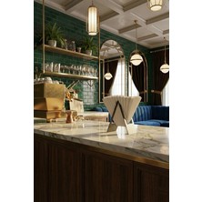 Novacraft Metal Filtre Kahve Kağıdı Tutucu , Kahve Köşesi Organizer , 2mm Lazer Kesim Siyah Statik Toz Boyalı Barista Filtre Standı