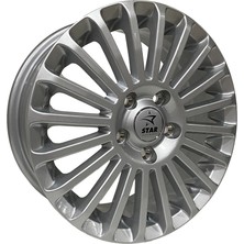 LJA-A1137-03 6.0X15" 5X108 ET52 63.4 Silver 15 Inç Jant Takımı (4 Adet)