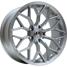 LJA-A1237-01 6.5X16" 4X100 ET40 67.1 Silver Machined 16 Inç Jant Takımı (4 Adet)