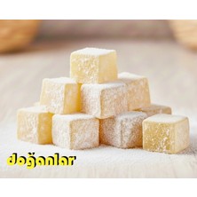 Doğanlar Gıda Sade Lokum 1 kg Vegan-Helal-Jelatinsiz-Glütensiz Geleneksel Türk Lezzeti