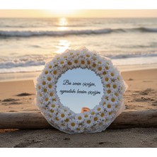 Vibecomtr Papatyalı Aynalı Buket – Kişiye Özel Mesajlı Özel Tasarım Çiçek Sevgiliye