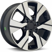 LJA-ADY1826-01 7.0X16" 6X120 ET45 74.6 Black Diamond 16 Inç Jant Takımı (4 Adet)