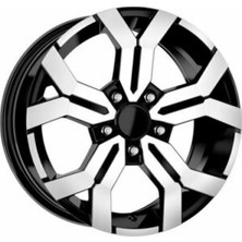 LJA-G367-01 6.5X16" 5X114.3 ET41 66.1 Black Lip Polished 16 Inç Jant Takımı (4 Adet)