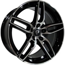 LJA-A5434-03 7.5X17" 5X112 ET45 66.56 Black 17 Inç Jant Takımı (4 Adet)