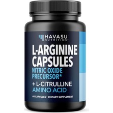 Havasu Nutrıtıon L-Arginine 60 Capsules With L-Citrulline Tart Cherry- Nitric Oxide Supplement.abd Best Seller !!.