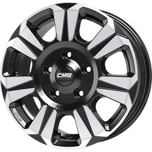 LJA AKD-A1239-04 6.5X16" 5X118 ET60 71.1 Black Diamond 16 Inç Jant Takımı (4 Adet)