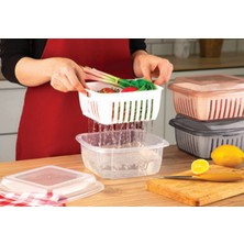 Cosiness Practical Süzgeçli Meyve & Sebze Saklama Kabı