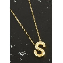 Renklime S Harfli Balon Kolye