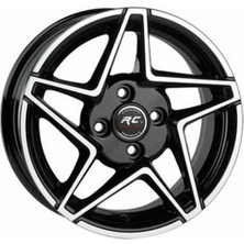 LJA-G260-01 6.5X15" 4X100 ET35 67.1 Black 15 Inç Jant Takımı (4 Adet)