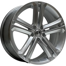 LJA-A919-02 8.5X19" 5X112 ET45 57.1 Silver 19 Inç Jant Takımı (4 Adet)