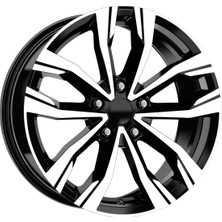 LJA AKD-ADY747-01 7.5X17" 5X114.3 ET40 66.1 Black Diamond 17 Inç Jant Takımı (4 Adet)