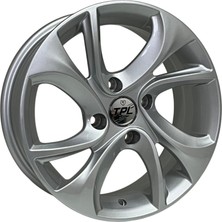 LJA AKD-A5095-01 6.0X15" 4X108 ET23 65.1 Silver 15 Inç Jant Takımı (4 Adet)