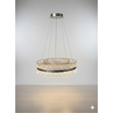 Light House 2 Daireli Akrilik Modern Sarkıt Salon Avizesi