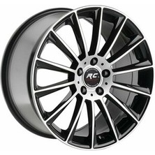 LJA-G1017-02 7.5X17" 5X112 ET35 66.6 Black 17 Inç Jant Takımı (4 Adet)