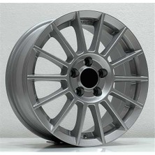 LJA-A636-02 6.5X15" 5X100 ET35 57.1 Silver 15 Inç Jant Takımı (4 Adet)