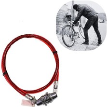 Cekar Store Şifreli Pratik ve Sağlam Bisiklet Kilidi (5324)