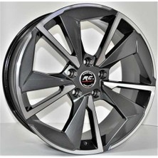 LJA-G358-01 8.0X19" 5X114.3 ET41 73.1 Gun Metal Finished 19 Inç Jant Takımı (4 Adet)