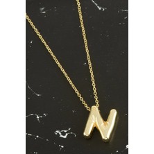 Renklime N Harfli Balon Kolye