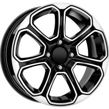 LJA-ADY1525-05 6.0X15" 4X108 ET35 67.1 Black Diamond 15 Inç Jant Takımı (4 Adet)